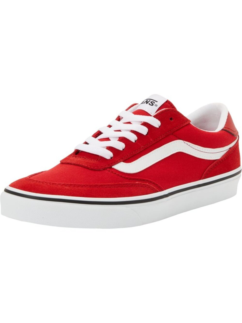 Vans Men's Canva Sunset Ruby Closed Toe Casual Flat Imported Brooklyn Ls Sneaker